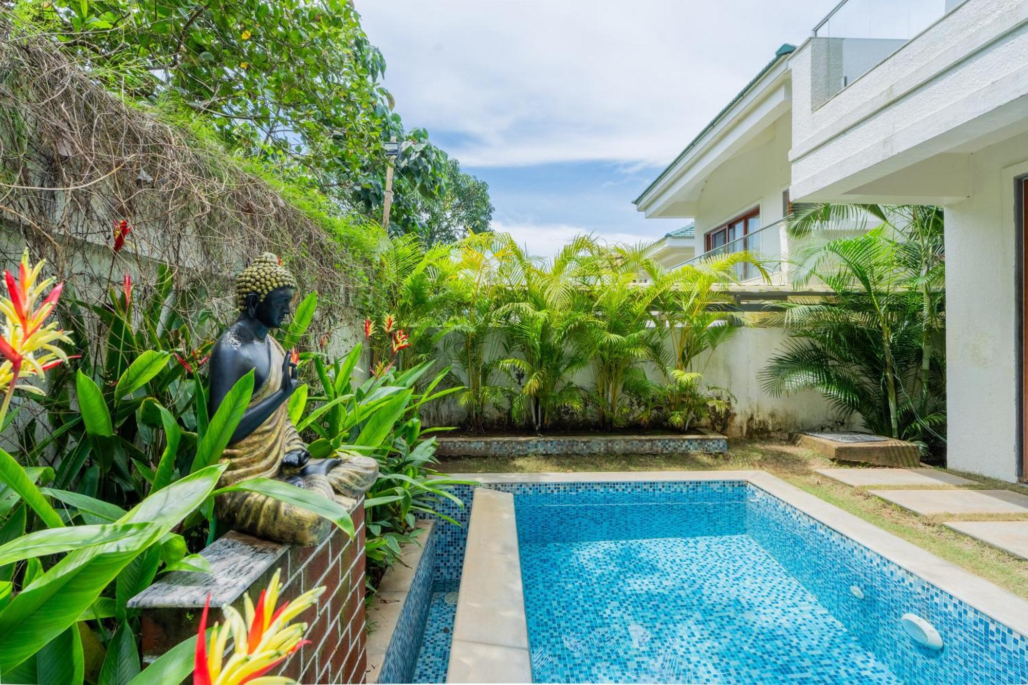 Elivaas 3 Bhk Pvt Pool & Bar - Villa Valerie Oxel ภายนอก รูปภาพ