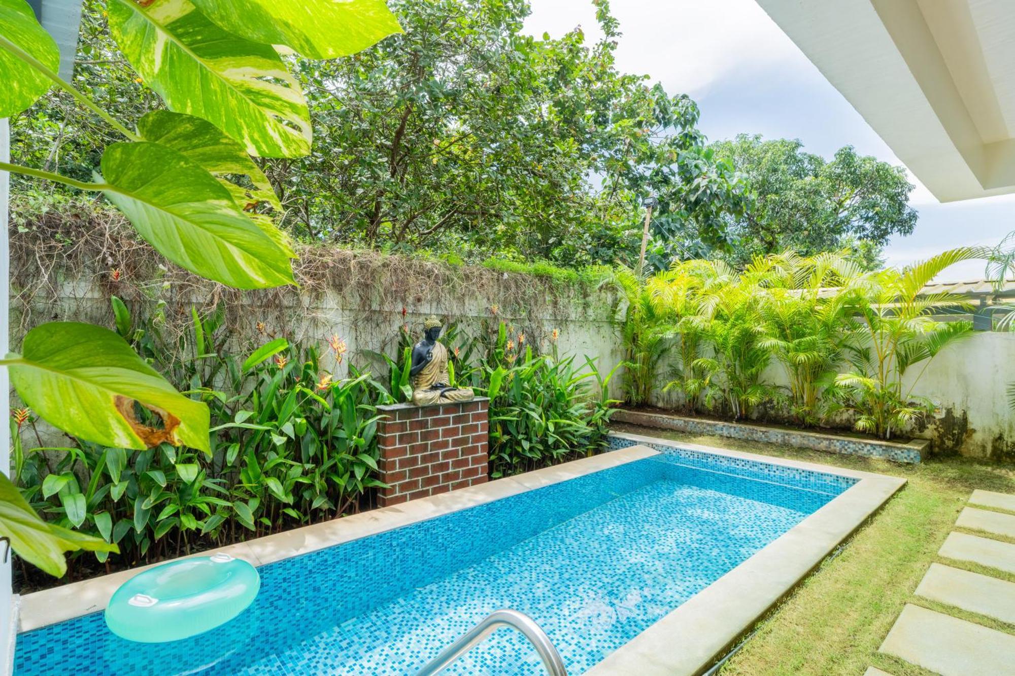 Elivaas 3 Bhk Pvt Pool & Bar - Villa Valerie Oxel ภายนอก รูปภาพ