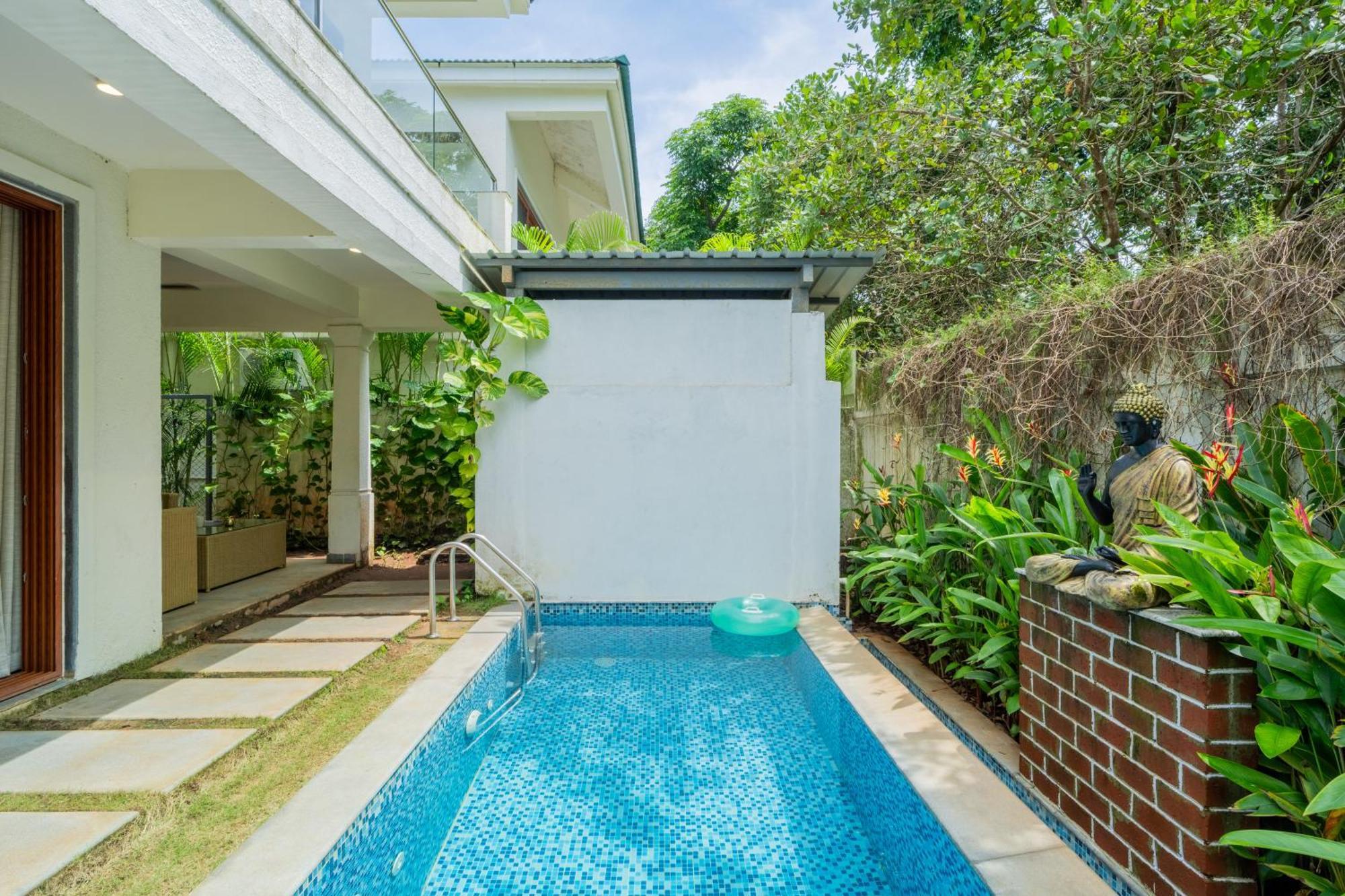 Elivaas 3 Bhk Pvt Pool & Bar - Villa Valerie Oxel ภายนอก รูปภาพ