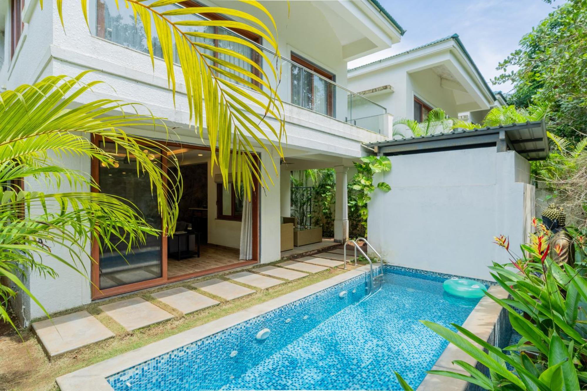 Elivaas 3 Bhk Pvt Pool & Bar - Villa Valerie Oxel ภายนอก รูปภาพ