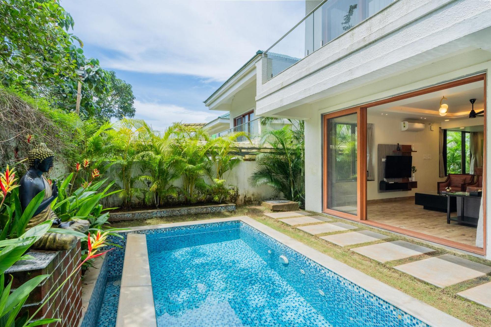 Elivaas 3 Bhk Pvt Pool & Bar - Villa Valerie Oxel ภายนอก รูปภาพ