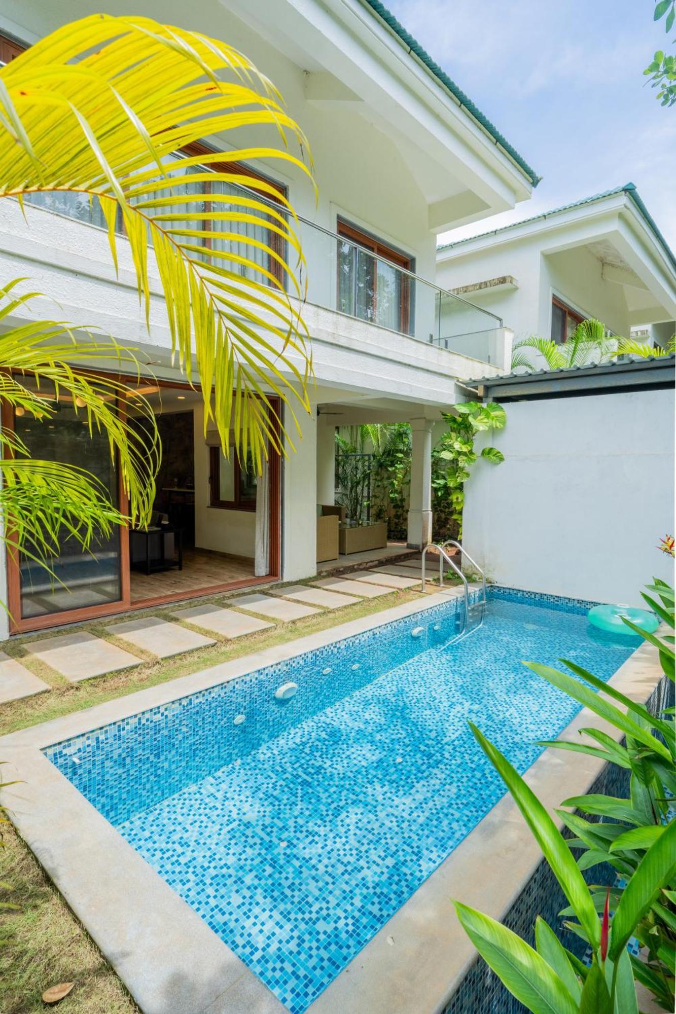 Elivaas 3 Bhk Pvt Pool & Bar - Villa Valerie Oxel ภายนอก รูปภาพ