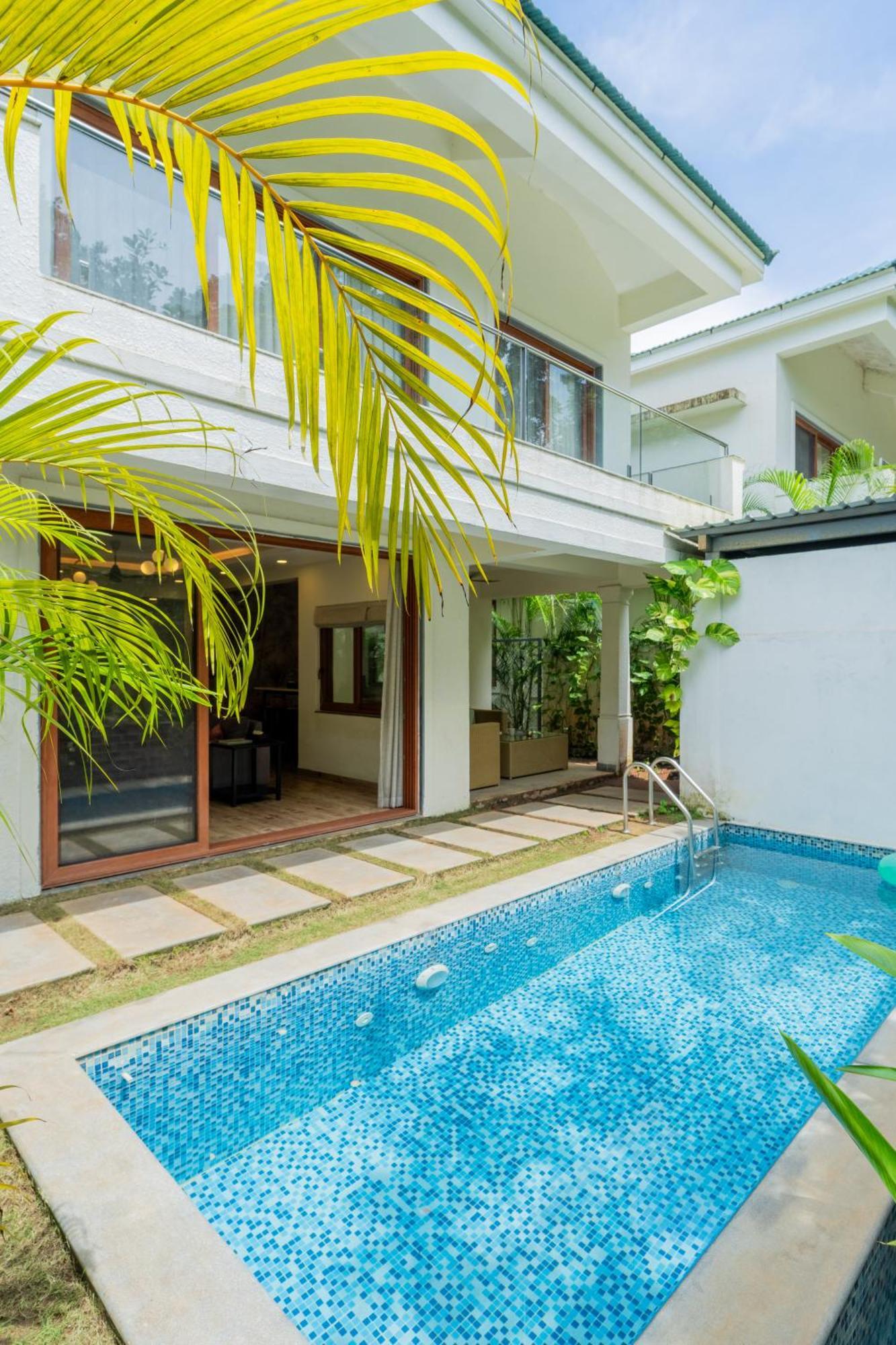 Elivaas 3 Bhk Pvt Pool & Bar - Villa Valerie Oxel ภายนอก รูปภาพ