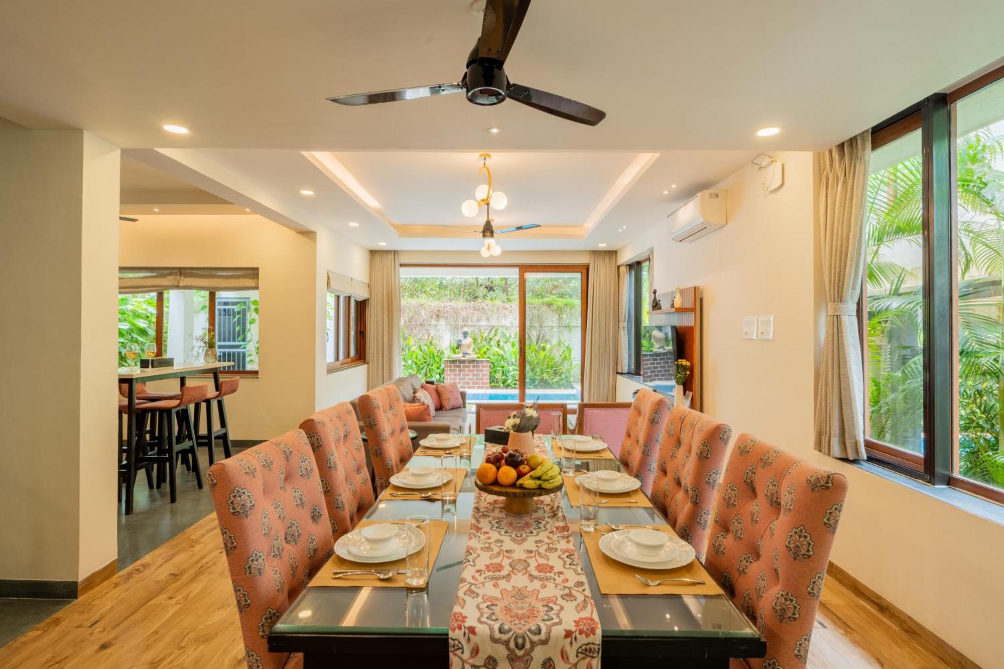 Elivaas 3 Bhk Pvt Pool & Bar - Villa Valerie Oxel ภายนอก รูปภาพ