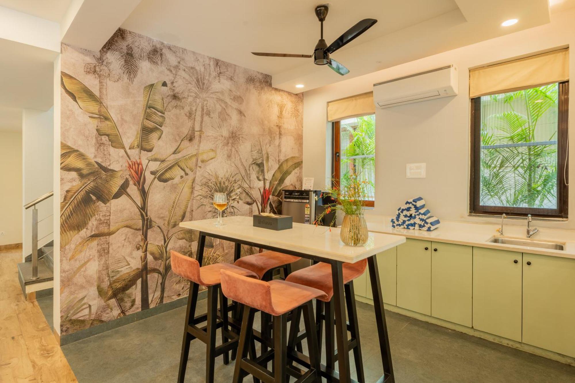 Elivaas 3 Bhk Pvt Pool & Bar - Villa Valerie Oxel ภายนอก รูปภาพ