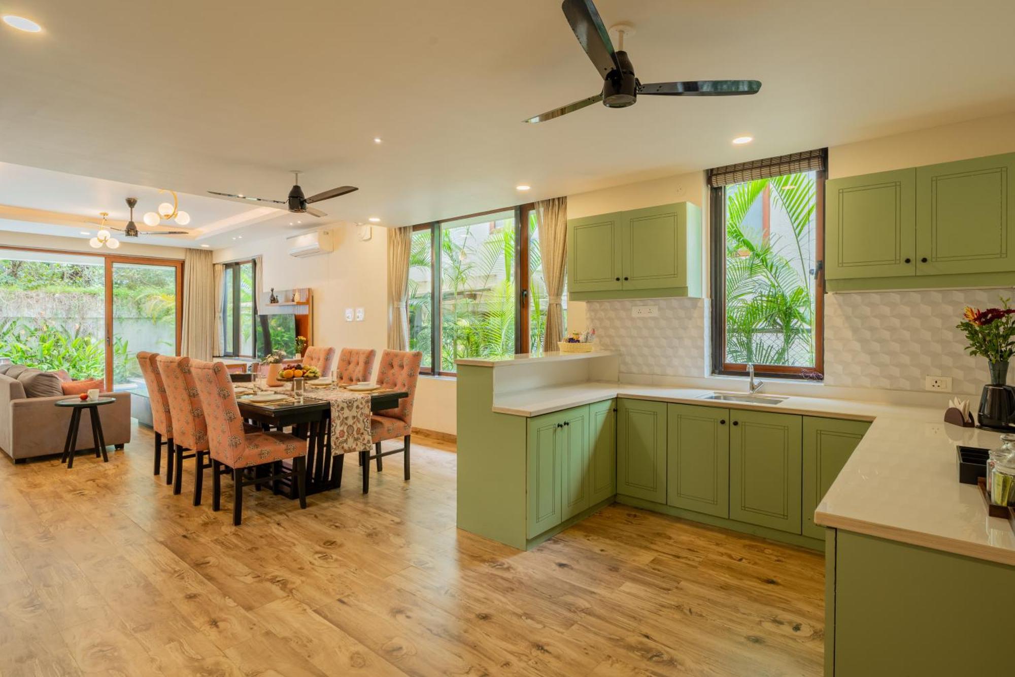 Elivaas 3 Bhk Pvt Pool & Bar - Villa Valerie Oxel ภายนอก รูปภาพ
